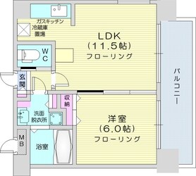 西２８丁目駅 徒歩7分 7階の物件間取画像